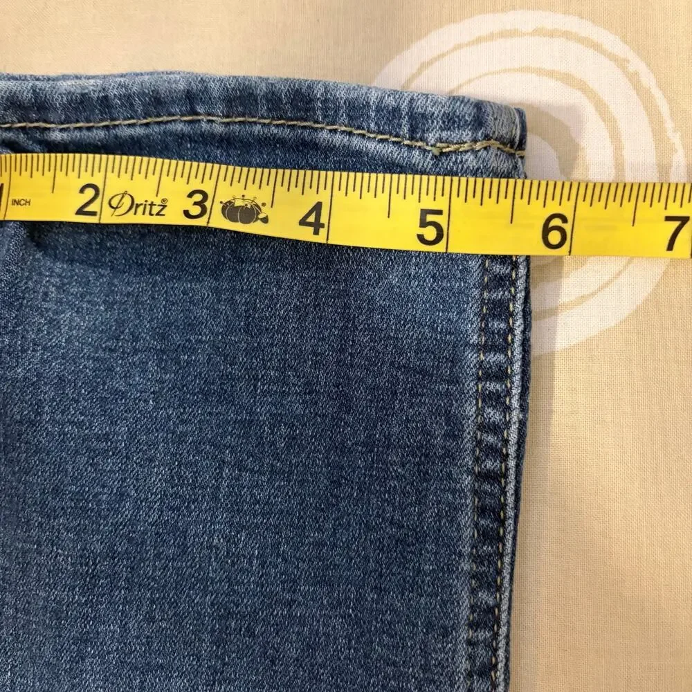 Silver Jeans Distressed Girlfriend Skinny Jeans Stretch Off Duty Model W31 L29 - Picture 9 of 16